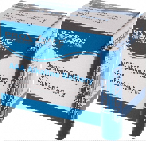 Pack of 24 Size AAA, Alkaline, Standard Batteries